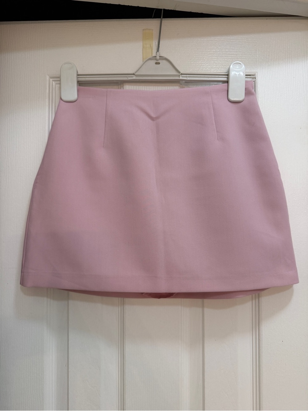 Abercrombie & Fitch Pastel Pink Mini Skirt | Built In Shorts